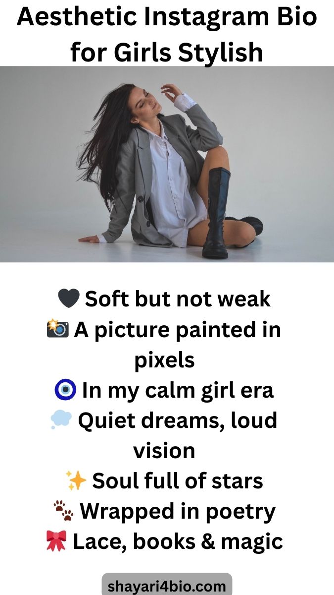 instagram bio for girls stylish