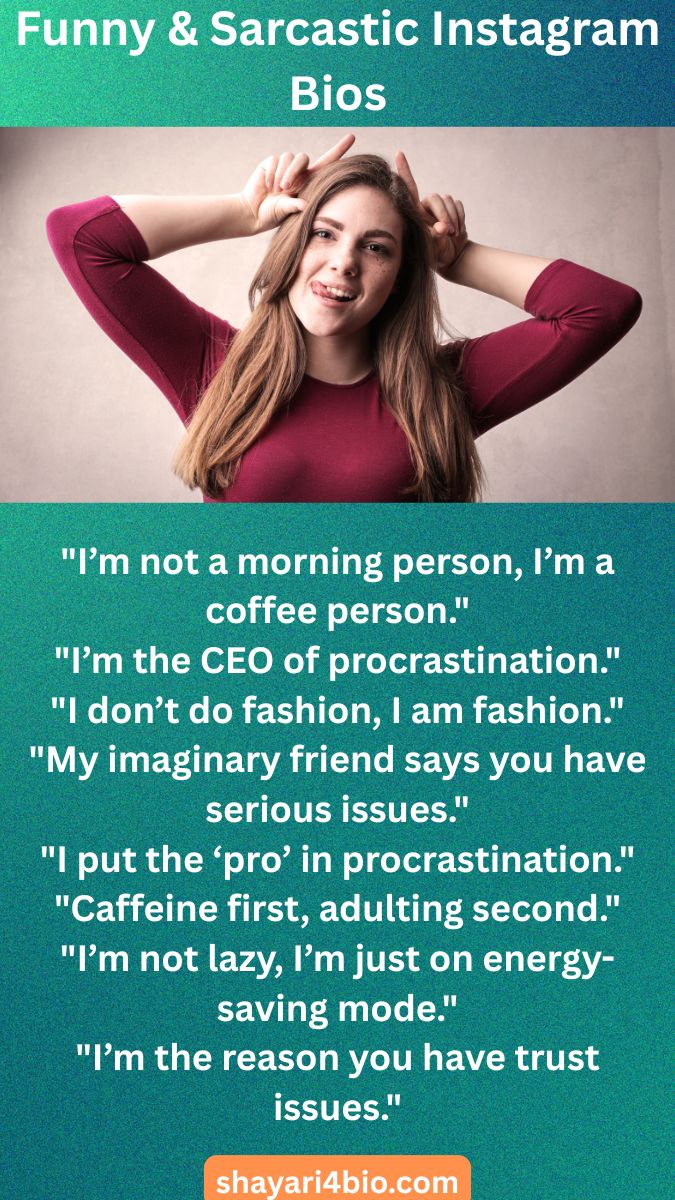 bio for instagram for girls attitude