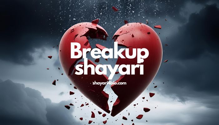 470+Breakup Shayari: दिल को छूने वाली शायरी जो आपकी भावनाओं को व्यक्त करे